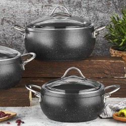 Gülsan Çise 6 Parça Granit Güveç Set Gülsan Çise 6 Parça Granit Güveç Set