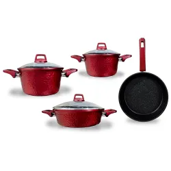 Gülsan Omofo Granit 7 Parça Tencere Seti