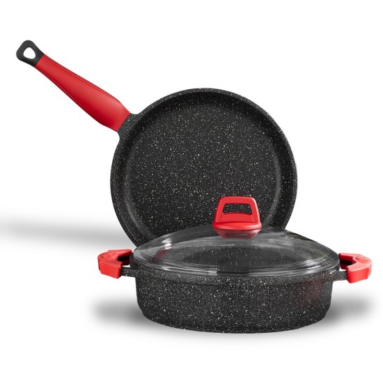 Gülsan GLS 3 Parça Granit Döküm Set Gülsan GLS 3 Parça Granit Döküm Set