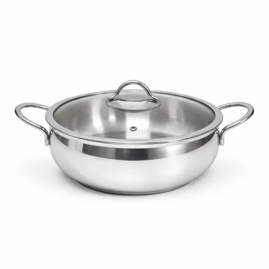 Gülsan Küre İnox 30 cm Basık Tencere