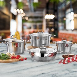 Gülsan Deniz 8 Parça Tencere Seti