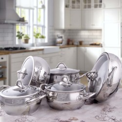 Gülsan Ada 10 Parça Tencere Seti Gülsan Ada 10 Parça Tencere Seti