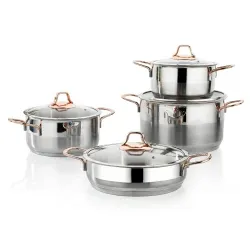 Gülsan İlayda 8 Parça Çelik Tencere