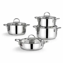 Gülsan Ay 8 Parça Tencere Seti