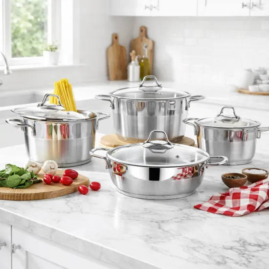 Gülsan Deniz 8 Parça Tencere Seti