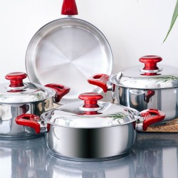 Gülsan Duygu 7 Parça Çelik Set Gülsan Duygu 7 Parça Çelik Set