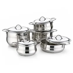 Gülsan Firuze 10 Parça Çelik Tencere Seti