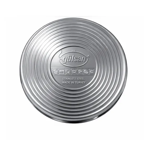 Gülsan Çakır 6 Parça  Tencere Seti Cam Kapaklı 