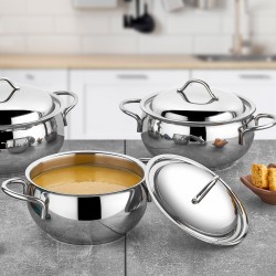 Gülsan İrem 6 Parça Tencere Seti Gülsan İrem 6 Parça Tencere Seti