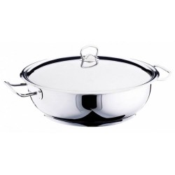 Gülsan Mega 30 cm Basık Çelik Tencere Gülsan Mega 30 cm Basık Çelik Tencere