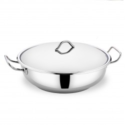 Gülsan Mega 40 cm Basık Çelik Tencere Gülsan Mega 40 cm Basık Çelik Tencere