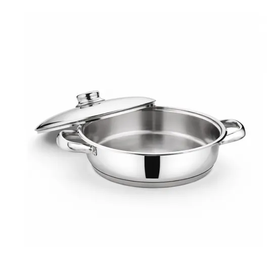 Gülsan Mega 22 cm Basık Çelik Tencere