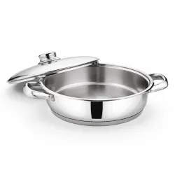 Gülsan Mega 28 cm Basık Çelik Tencere