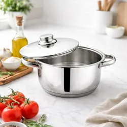 Gülsan Mega 18 cm Derin Çelik Tencere Gülsan Mega 18 cm Derin Çelik Tencere