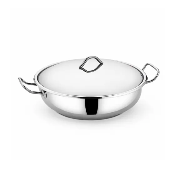 Gülsan Mega 32 cm Basık Çelik Tencere