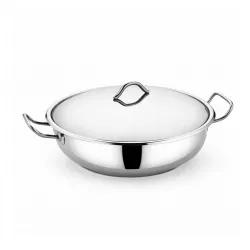 Gülsan Mega 34 cm Basık Çelik Tencere