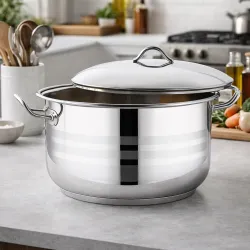 Gülsan Mega 38 cm Derin Çelik Tencere