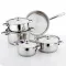 Gülsan Mega 9 Parça Tencere Seti ( Çelik Kapaklı )