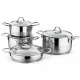Gülsan Şelale 8 Parça Çelik Tencere Seti