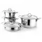 Gülsan Su 8 Parça Çelik Tencere Seti