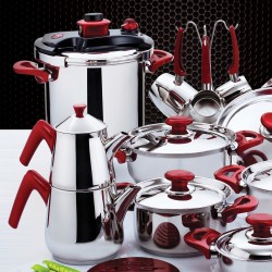 Gülsan Sude 23 Parça Çelik Çeyiz Seti Gülsan Sude 23 Parça Çelik Çeyiz Seti