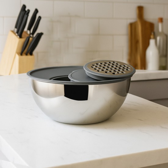 Gülsan Rendeli Çelik Karıştırma Kabı Gülsan Rendeli Çelik Karıştırma Kabı