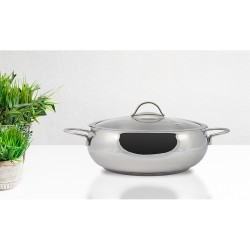 Gülsan Küre İnox 28 cm Basık Tencere Gülsan Küre İnox 28 cm Basık Tencere