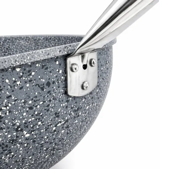 Gülsan Taş Mavisi Granit 28cm Wok Tava