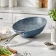 Gülsan Taş Mavisi Granit 28cm Wok Tava