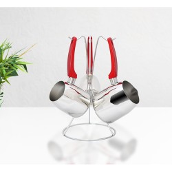 Gülsan Truva 4 Parça Çelik Cezve Seti