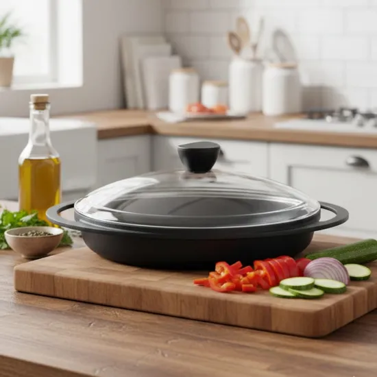 Gülsan Granit Döküm 30 cm Izgara Tavası