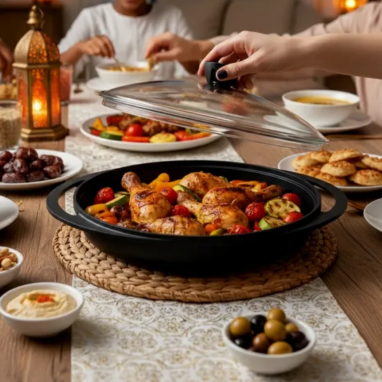 Gülsan Granit Döküm 30 cm Izgara Tavası