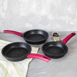 Gülsan GLS  Elit Granit Döküm XL 3 Parça Tava Seti