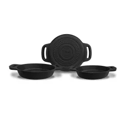 Gülsan Mina Kristal Granit Döküm 3 Parça Sahan Set 