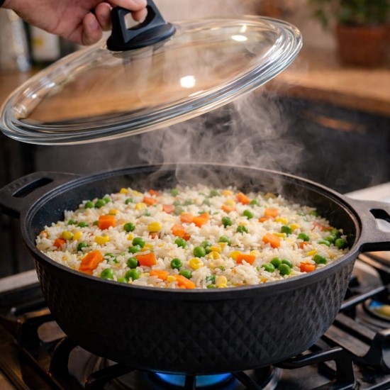 Gülsan Mina Granit Döküm Basık Tencere