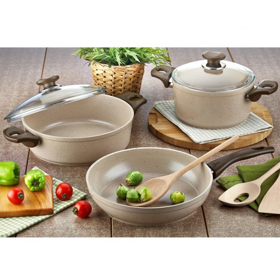 Gülsan Safran Granit 5 Parça Set