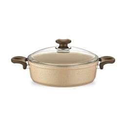 Gülsan Safran Granit 18 cm Basık Tencere