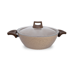 Gülsan Kapaklı Ezme Granit Wok Basık Tencere Gülsan Kapaklı Ezme Granit Wok Basık Tencere