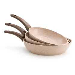 Gülsan Safran Granit 3 Parça Tava Set