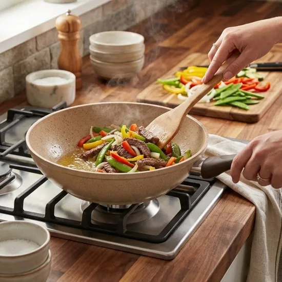 Gülsan Safran Granit 28cm Wok Tava