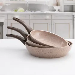 Gülsan Safran Granit 3 Parça Tava Set Gülsan Safran Granit 3 Parça Tava Set
