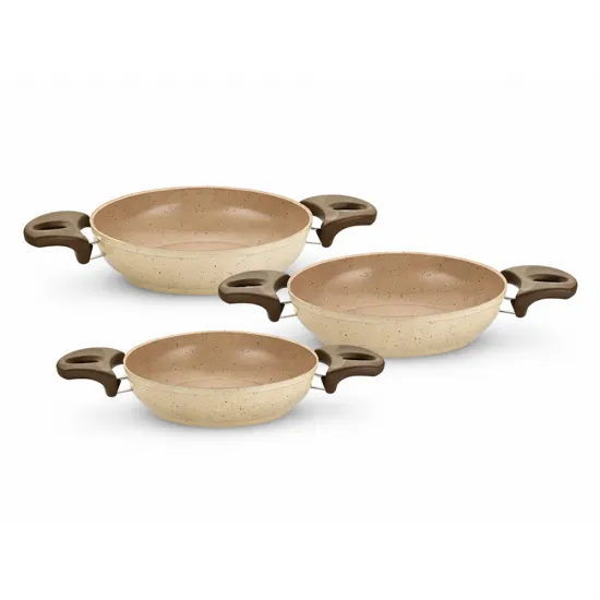 Gülsan Safran Granit 3 Parça Sahan Set 