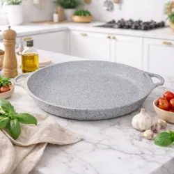 Khor Granit Döküm 36cm Bazlama Tava