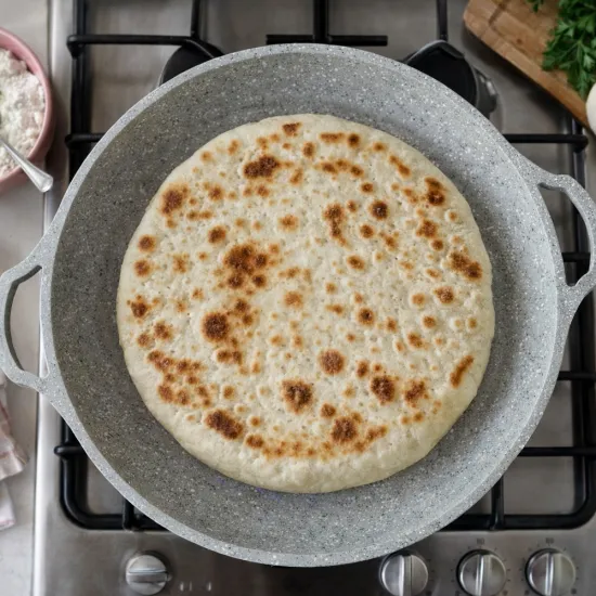 Khor Granit Döküm 36cm Bazlama Tava Khor Granit Döküm 36cm Bazlama Tava