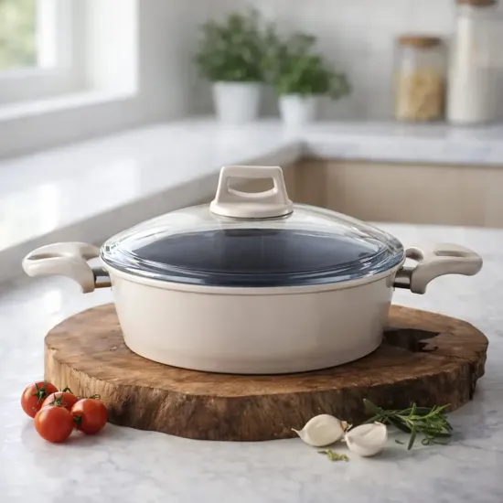 Gülsan Venüs Kristal 26 cm Basık Tencere