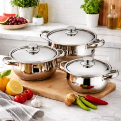 Gülsan Milenyum 6 Parça Tencere Seti