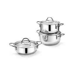 Gülsan Şirin 6 Parça Çelik Tencere Seti