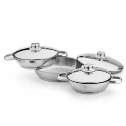 Gülsan Omlet Set 6 Parça (Çelik Kapaklı)