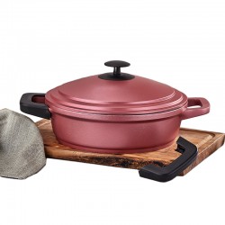 Gülsan Rose Granit Döküm Basık Tencere Gülsan Rose Granit Döküm Basık Tencere